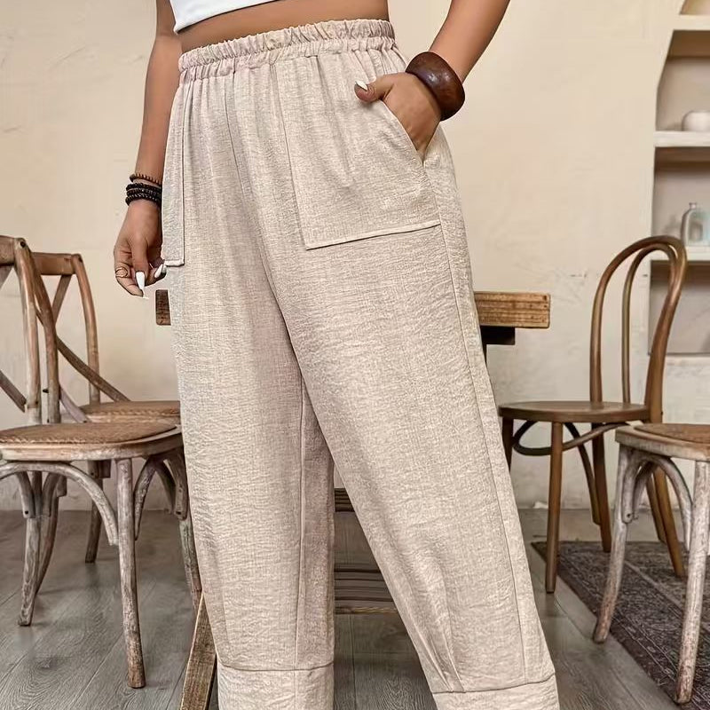 Perdita - Weit geschnittene Hose mit Soft-Touch