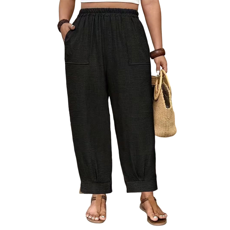 Perdita - Weit geschnittene Hose mit Soft-Touch