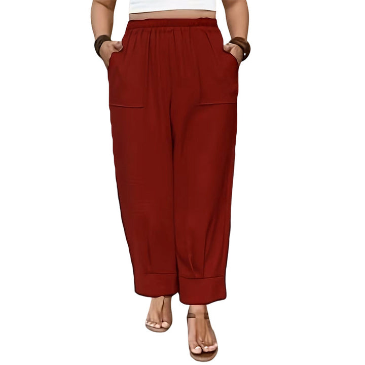 Perdita - Weit geschnittene Hose mit Soft-Touch