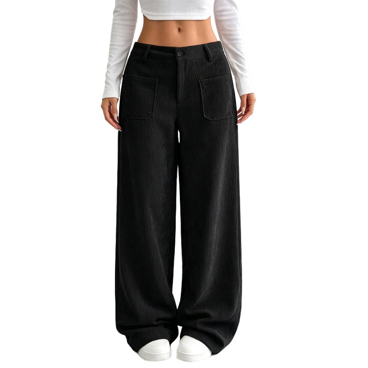 Irma - Weit geschnittene Hose mit Soft-Touch
