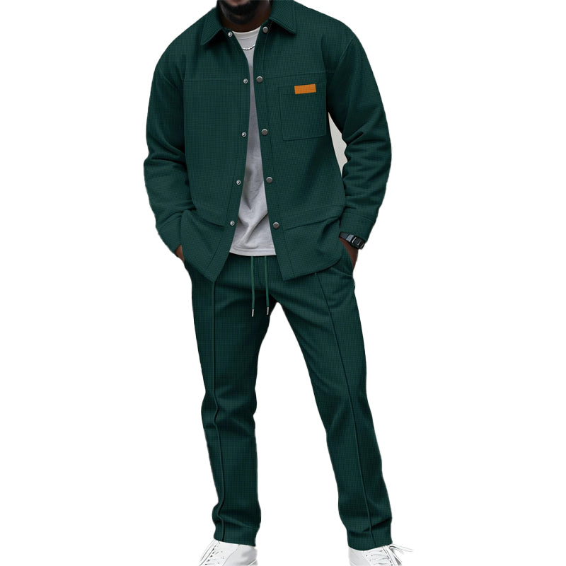Kaelen - zweiteiliges Loungewear-Set mit Waffelstruktur