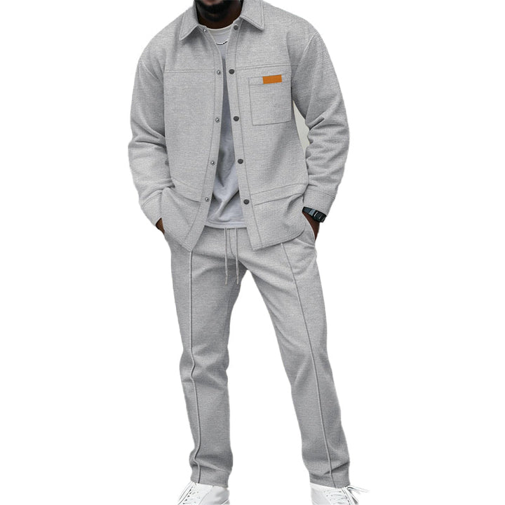 Kaelen - zweiteiliges Loungewear-Set mit Waffelstruktur