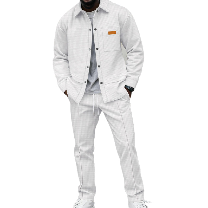 Kaelen - zweiteiliges Loungewear-Set mit Waffelstruktur
