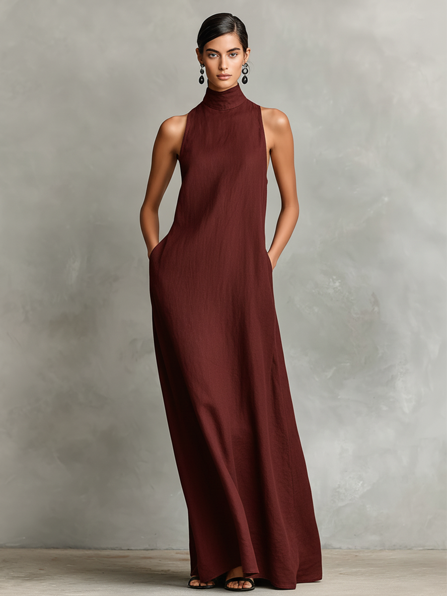 Adelaide - Leichtes Maxikleid aus Leinen