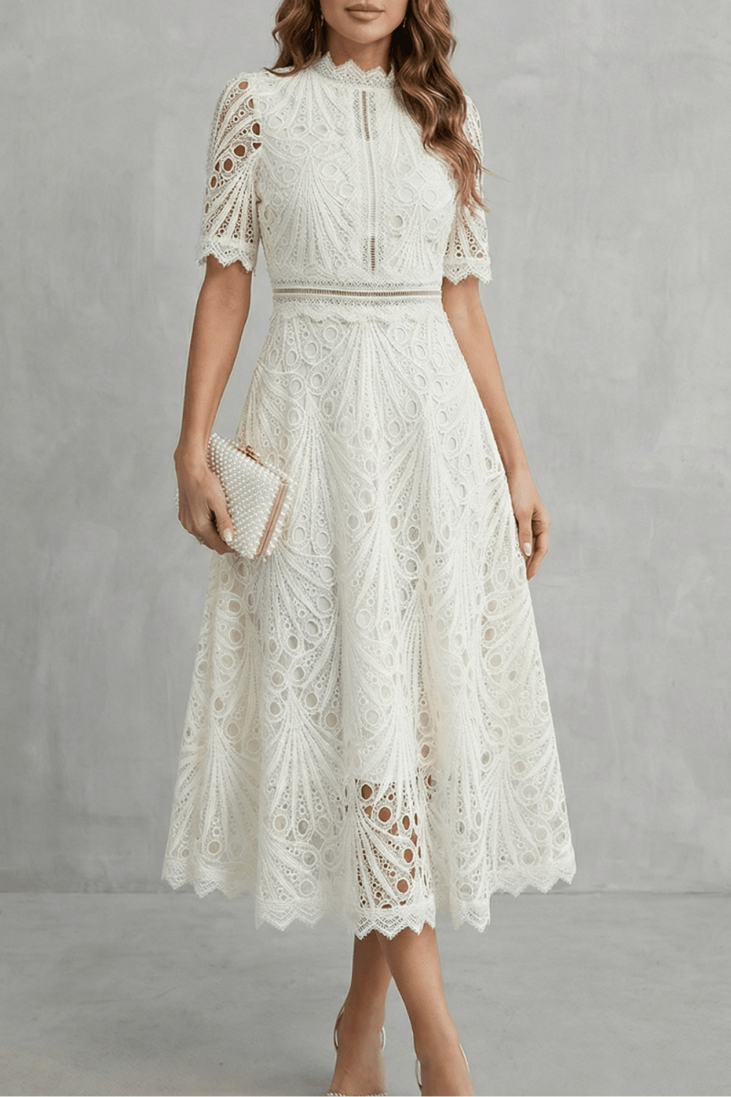 Amaline - Zartes Midikleid in A-Linie