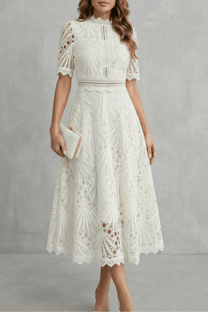 Amaline - Zartes Midikleid in A-Linie