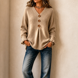 Annelie - Weicher V-Ausschnitt-Pullover