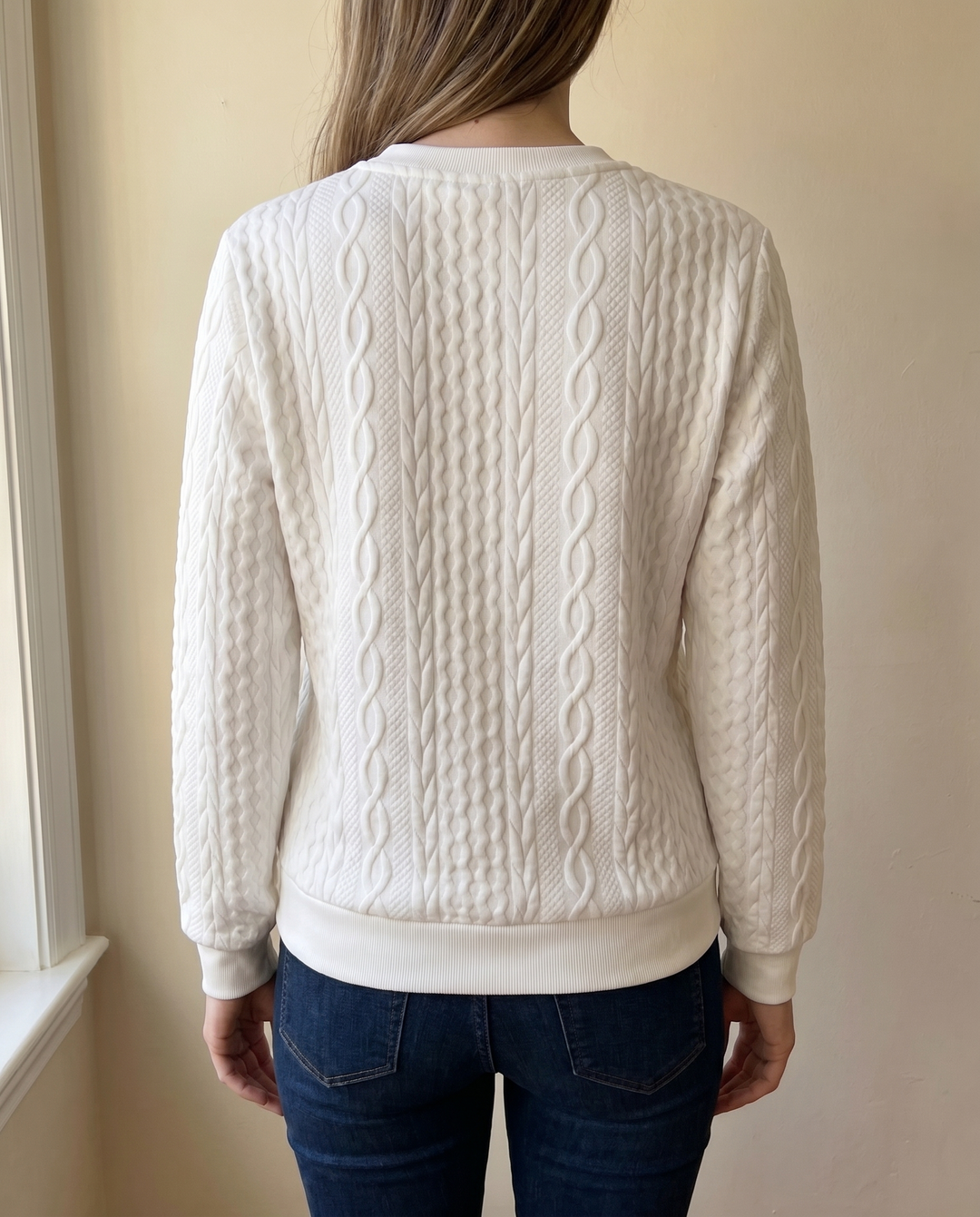 Darla - Strukturierter Half-Zip-Pullover