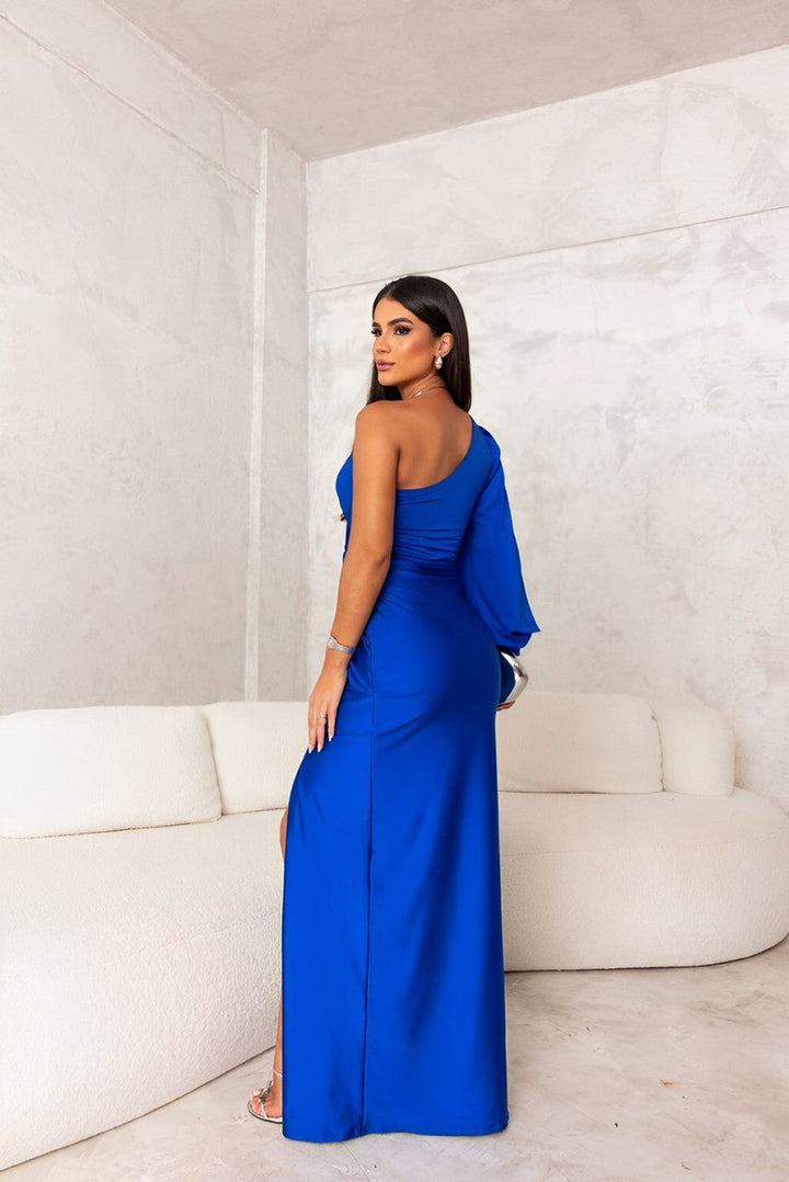 Xiomara - Soft-Touch One-Shoulder-Maxikleid